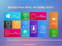  ѻ԰ Ghost Win8.1 x64  2016.01